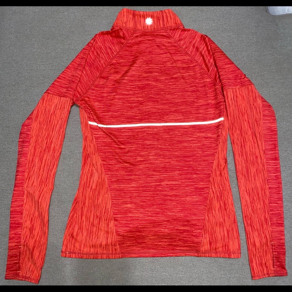 Athleta Half Zip Pullover Orange - image 1